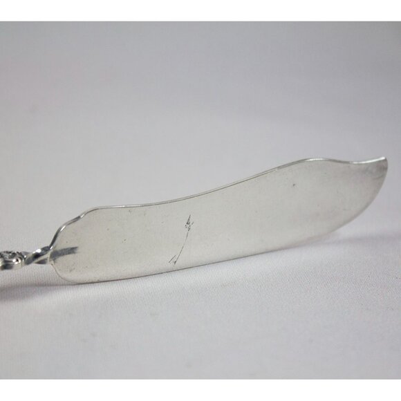 Simeon L & George H Rogers Silverplate Sugar Spoon and Twisted Butter Spreader - Picture 6 of 12